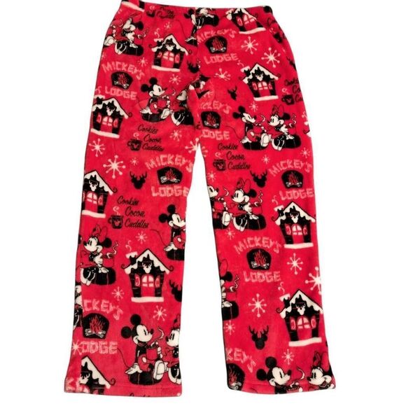 Disney Mickey Mouse & Minnie Mouse Christmas Pajama Pants - Picture 3 of 8